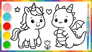 Easy and Cute Magical Creatures Drawing! | DoodleDoo Kids