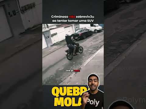 Foi tomar SUV virou quebra molas