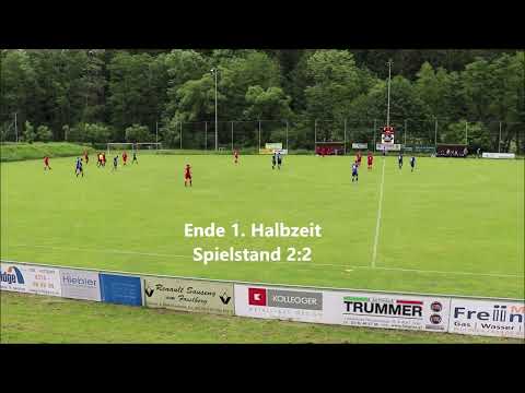 Szenen 1.Halbzeit U17 Meisterschaftsspiel, Gebiet Graz, JSV Mariatrost-SVU Liebenau, 3:4, 02.06.2023