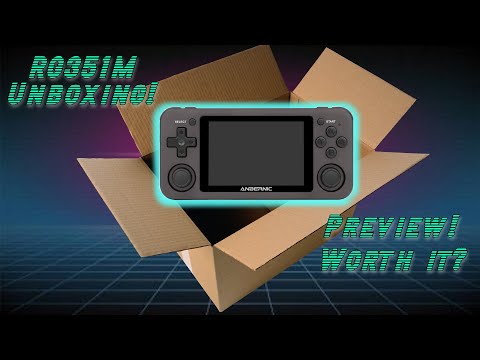 The NEW Premium Metal Emulation Handheld - RG351M Unboxing and Preview!