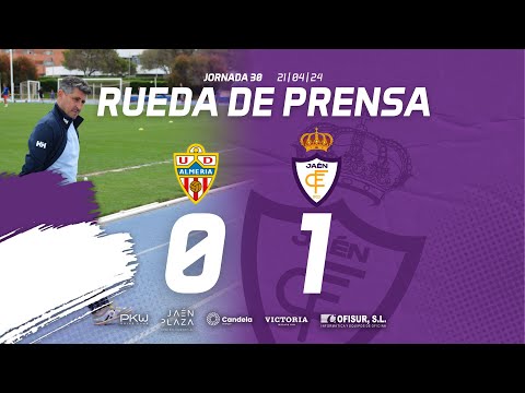 RUEDA DE PRENSA | J30 U.D Almería 0 - 1 Real Jaén C.F