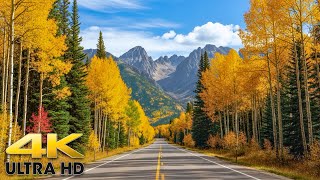 Peak to Peak Scenic Byway Rocky Mountain Fall Colors Colorado Drive 4K