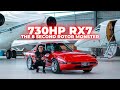 730HP TURBO 13B Mazda RX7 FB - The Monster Old School Rotary