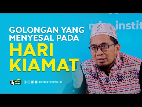 AWAS!!! JANGAN SAMPAI MENYESAL SEPERTI ORANG-ORANG INI! - Ustadz Adi Hidayat
