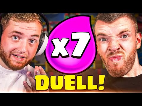 😱🤯BIGSPIN vs. TRYMACS - 7x ELIXIR DUEL ESCALATES... | Clash Royale German