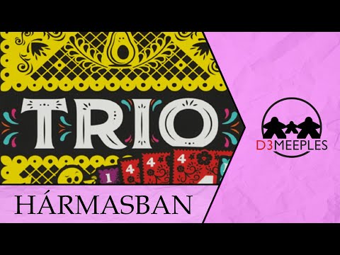 JÁTÉK HÁRMASBAN: TRIO - d3meeples