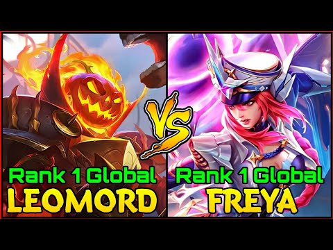 Top 1 Global Leomord [ Senseiπ. ] VS Top 1 Global Freya [ F1 Villain ] - Mobile Legends 