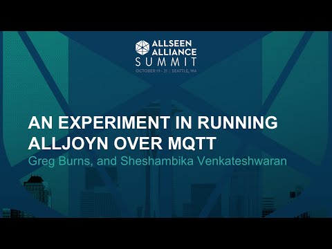 An Experiment in Running AllJoyn Over MQTT
