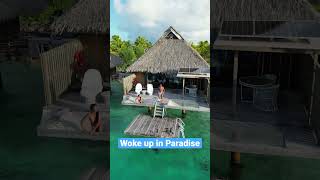 Would you want to wake up to this view? #borabora  #frenchpolynesia