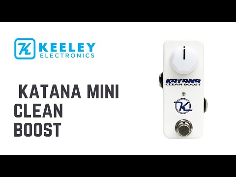 Keeley Keeley Katana Mini Clean Boost Pedal 2020 - White image 3