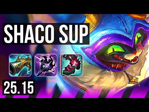 SHACO & Lucian vs YUUMI & Smolder (SUP) | 15/1/11, Legendary | KR Master | 25.15
