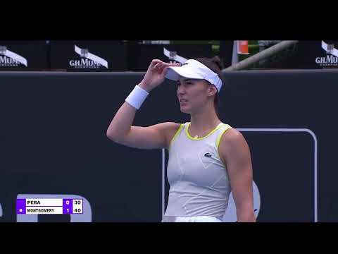 Bernarda Pera vs Robin Montgomery Aucklalnd whole match
