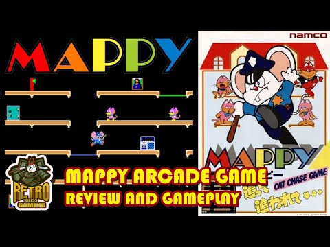 Mappy Arcade Game Review and Gameplay