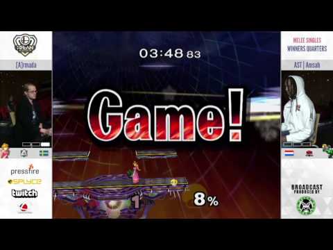 HFLAN - AST | Amsah (Sheik) vs. [A]rmada (Peach) - Winners Quarters - Melee Singles