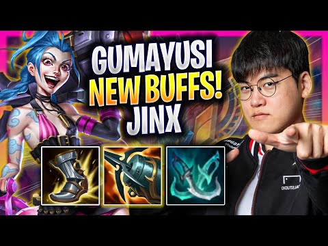 GUMAYUSI TRIES JINX WITH NEW BUFFS! - T1 Gumayusi Plays Jinx ADC vs Aphelios! | Season 2025