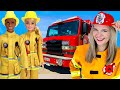 Fire Story for Kids | Barbie and Ken Firefighters & Firetruck | Speedie DiDi Toddler Learning Video