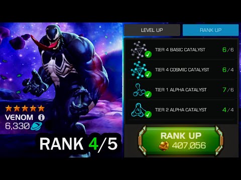 Marvel Contest of Champions. My First Rank 4 5-Star Champion. Venom is INSANE!