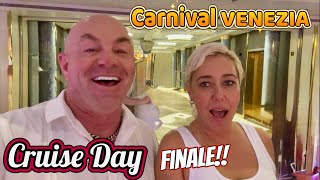 CARNIVAL VENEZIA, CRUISE DAY FINALE #carnivalcruise 