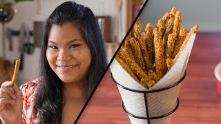 Baked Green Bean Fries l Jen Phanomrat