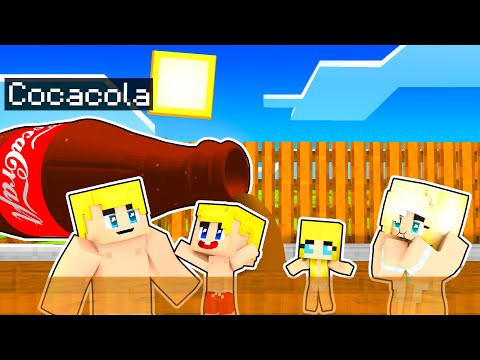 BAGNO Nella Piscina di COCACOLA Con Dolcetta e FIGLI! - Famiglia di Minecraft STAGIONE 3