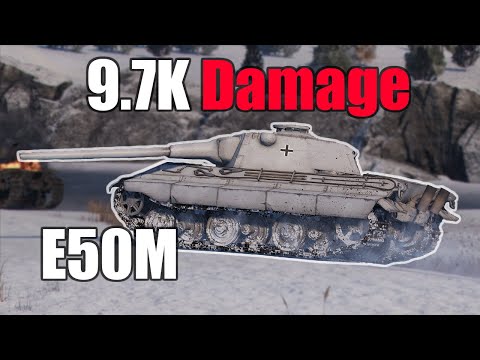 Wot Console - 9.7k Damage - E50M - Malinovka