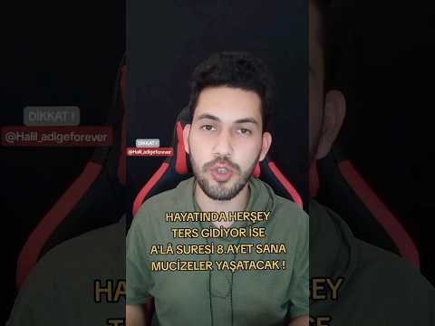 HAYATINDA HER ŞEY ZOR GİDİYORSA A'LA SURESİNİN 8.AYETİ SANA MUCİZELER YAŞATACAK !