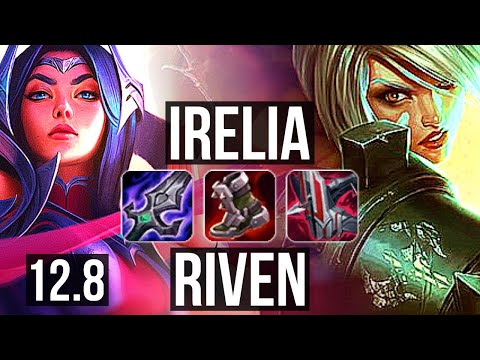 IRELIA vs RIVEN (MID) | 3.1M mastery, 8/1/6, 1100+ games | NA Diamond | 12.8
