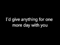 VAST - One More Day Lyrics