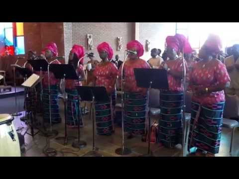 Saint Cecilia African Gospel Choir Silver Spring MD. USA (Paix et Joie / Ave Sanctum Viaticum