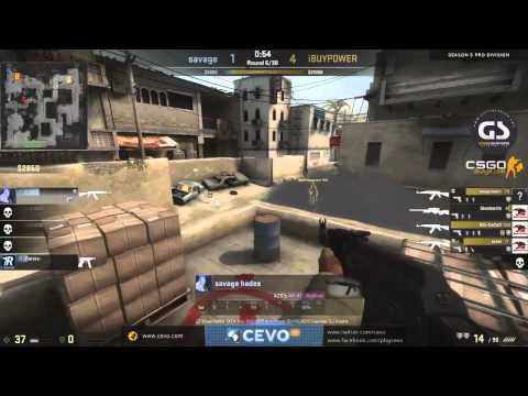 iBUYPOWER vs savage [de_dust2] - CS:GO CEVO Professional Season 5