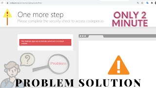 Attention Required one more step captcha Fix 100%   IP problem solution