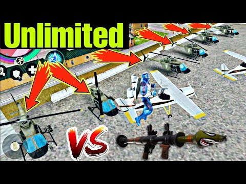 rope hero vice town game | unlimited helicopters destroy by R.P.G | rope hero game | rope hero