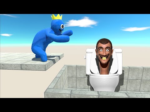 Who Will Fall in The Skibiti Toilet - Animal Revolt Battle Simulator