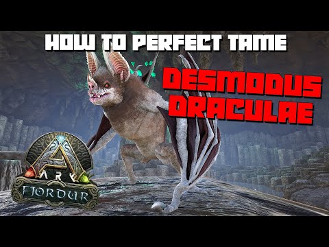 ARK: Fjordur | How To PERFECT Tame A Max Level DESMODUS | On 1x Taming! Full Guide!