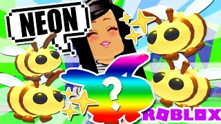 neon king bee in adopt me roblox cheat promo codes robux for roblox