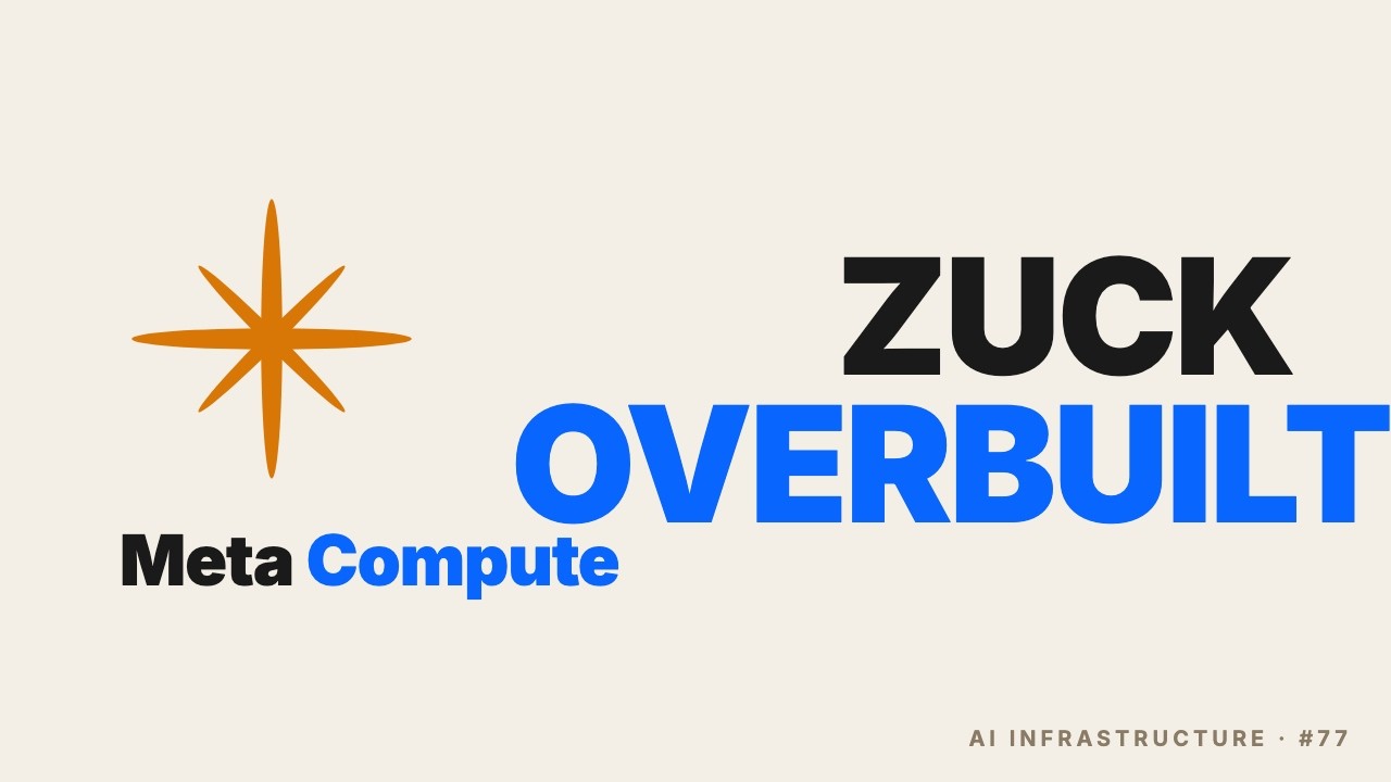 Meta Compute Launches — Zuck Just Admitted Meta Overbuilt AI Capacity
