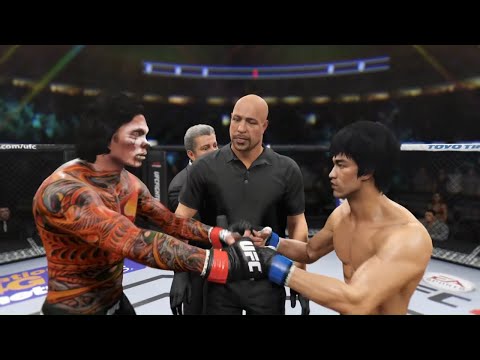 Distortion Zombie vs. Bruce Lee - EA Sports UFC 2 🐲 - Dragon Fights 🐉