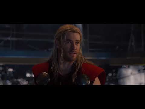 Age of Ultron -  Vision is Created - Vision Lifts Thors Hammer