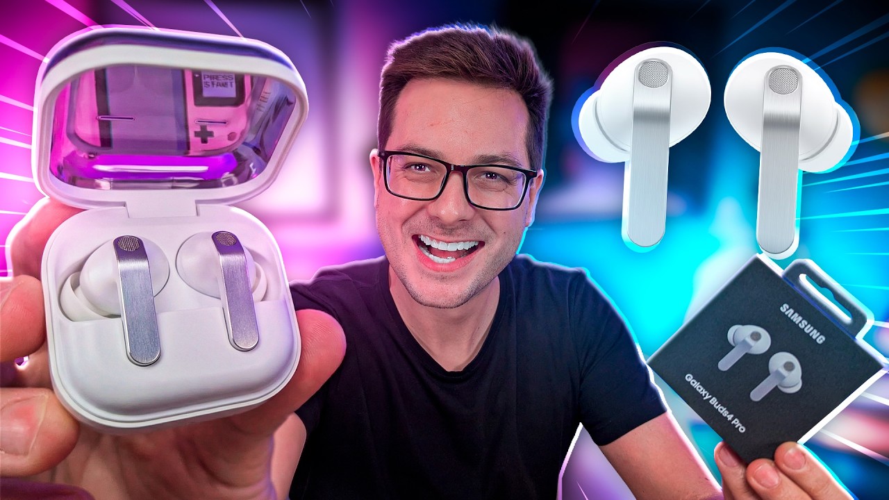 MELHOR FONE para ANDROID?! GALAXY Buds4 Pro está INCRÍVEL!