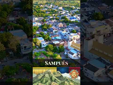 Sampués, Sucre - Colombia 🇨🇴 | Tour en Drone 4K #shorts