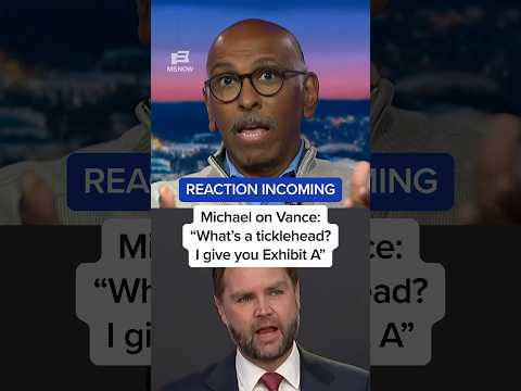 REACTION INCOMING – Michael on Vance: 'What's a ticklehead? I give you Exhibit A'