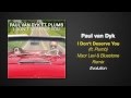 Paul van Dyk feat. Plumb - I Don't Deserve You ...