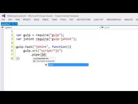 Gulp and Grunt Intellisense in Visual Studio