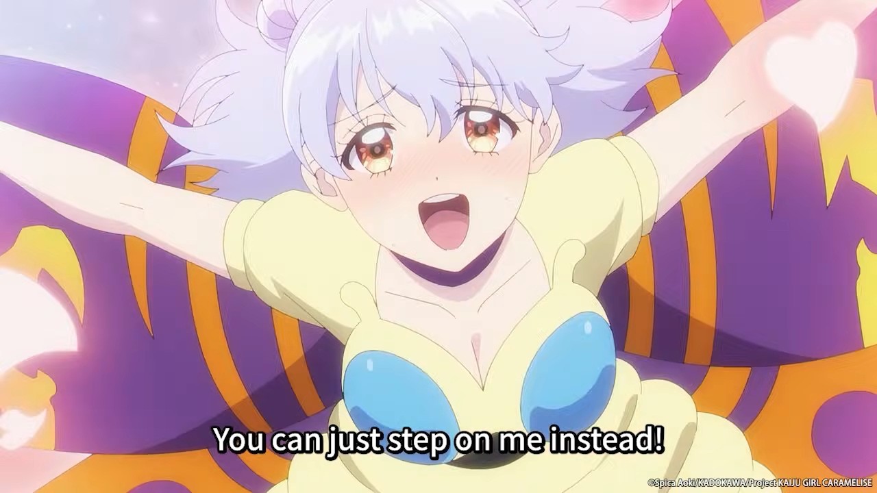 Step on me instead!《KAIJU GIRL CARAMELISE》 Anime Highlight