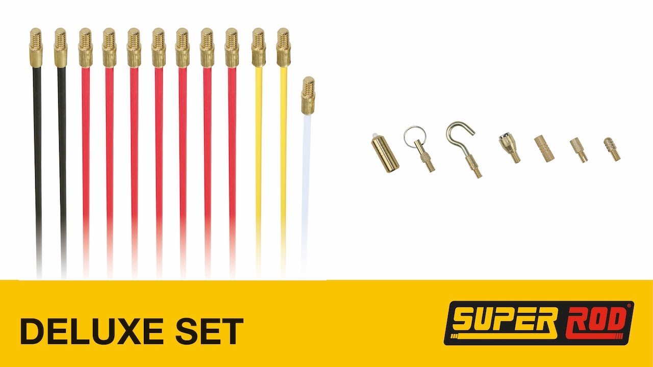 Super Rod Deluxe Set - Cable Rods
