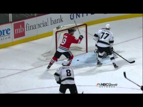 Michael Frolik goal 1-0 Mar 25 2013 LA Kings vs Chicago Blackhawks NHL Hockey