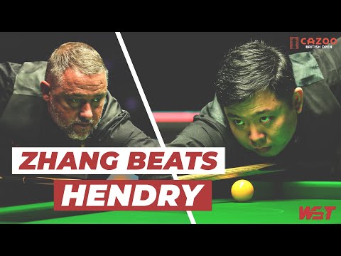 Zhang Beats Hendry To Continue Unbeaten Start To Season! | 2022 Cazoo British Open Qualifiers