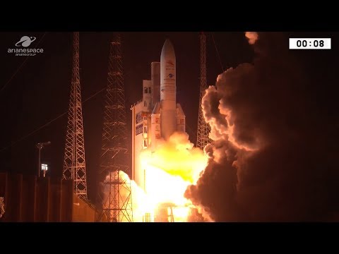 Launch of BepiColombo on Ariane5 flight VA245