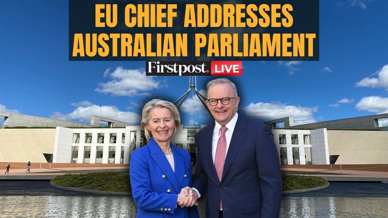 LIVE: Ursula von der Leyen Addresses Australian Parliament, Holds Presser with PM Anthony Albanese