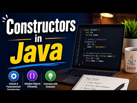 13 Constructor In Java Parameterless Constructor Parameterized Constructor